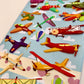 X 85935 AIRPLANES PUFFY STICKERS-DISCONTINUED