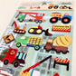 X 85936 TRUCKS PUFFY STICKERS-DISCONTINUED