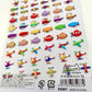 X 85987 FLYING TINY PUFFY STICKERS-DISCONTINUED