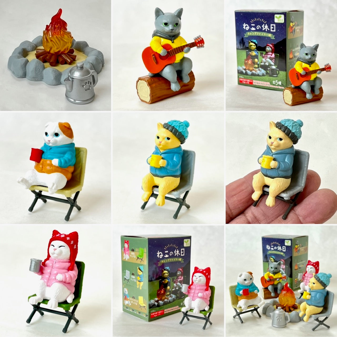 707702 CAMPFIRE CATS FIGURINE BLIND BOX-5