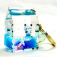 12089 KITTY MILK CARTON FLOATY KEY CHARM-12