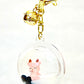 12091 SNOW DEER FLOATY ASSORTMENT KEY CHARM-12