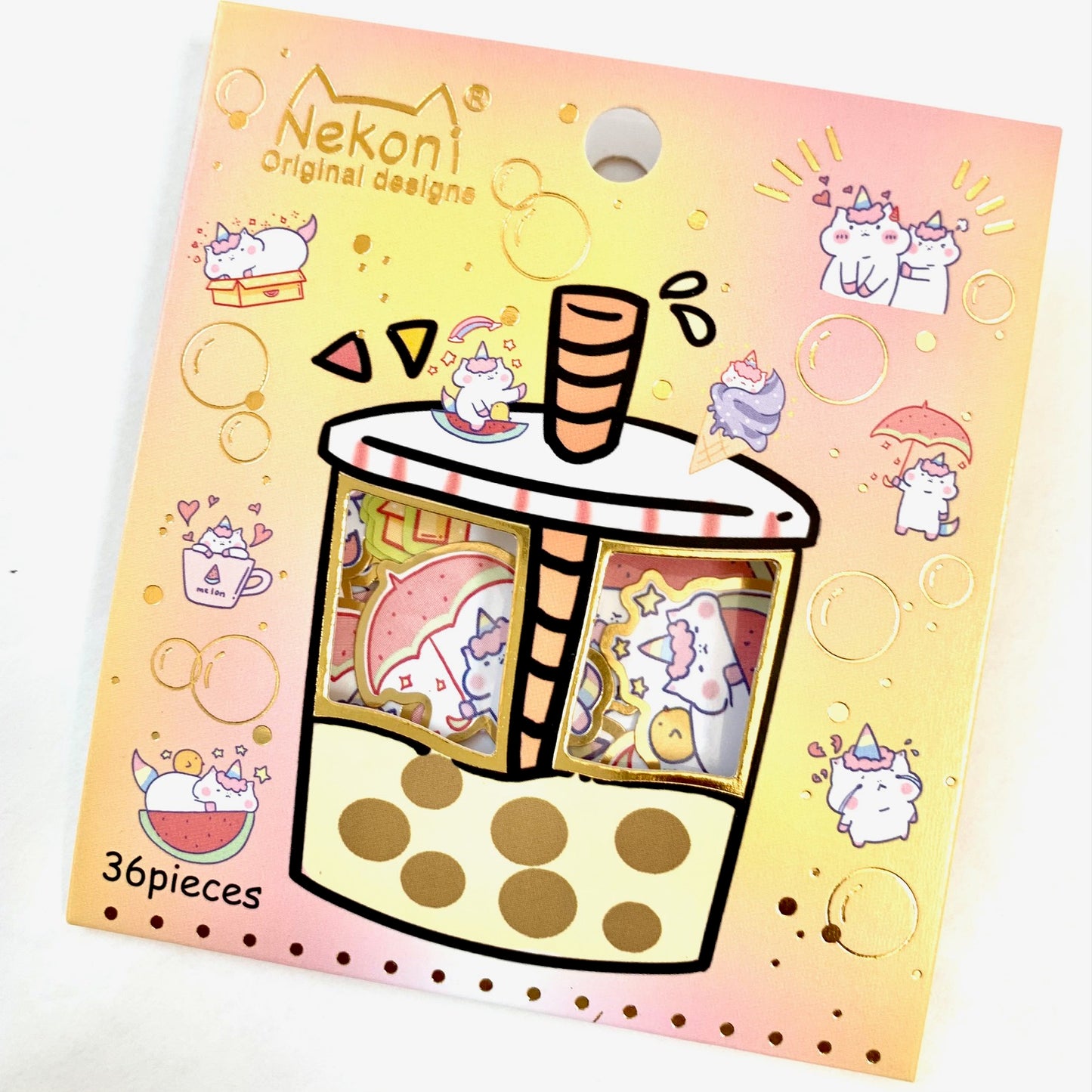 50568 UNICORN BOBA STICKER BAG-10