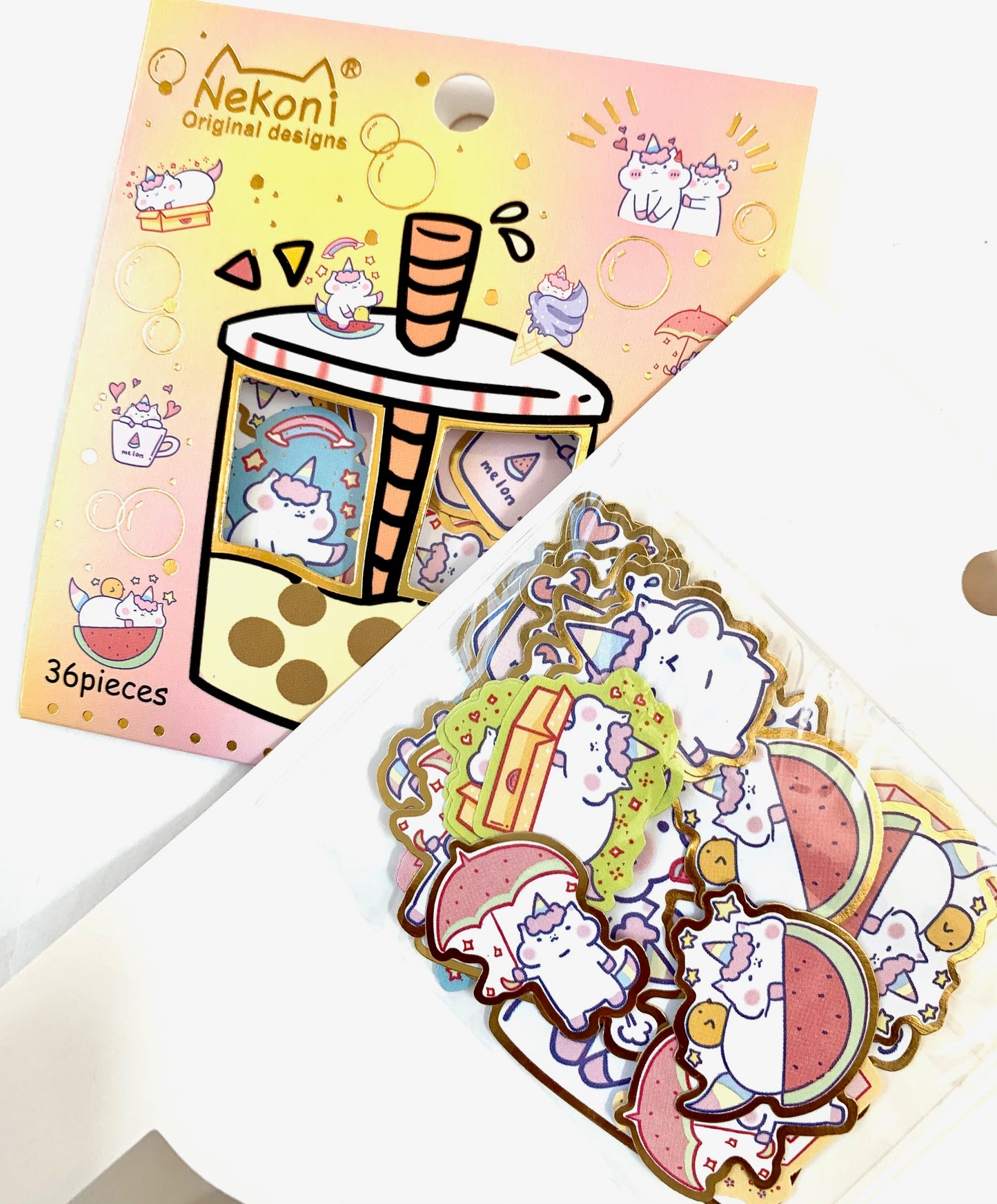 50568 UNICORN BOBA STICKER BAG-10