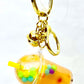 12095 PASTEL ROUND TOP BOBA FLOATY KEY CHARM-12