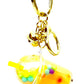 12095 PASTEL ROUND TOP BOBA FLOATY KEY CHARM-12