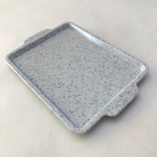 X 38521 GREY SERVING TRAY-DISCONTINUED