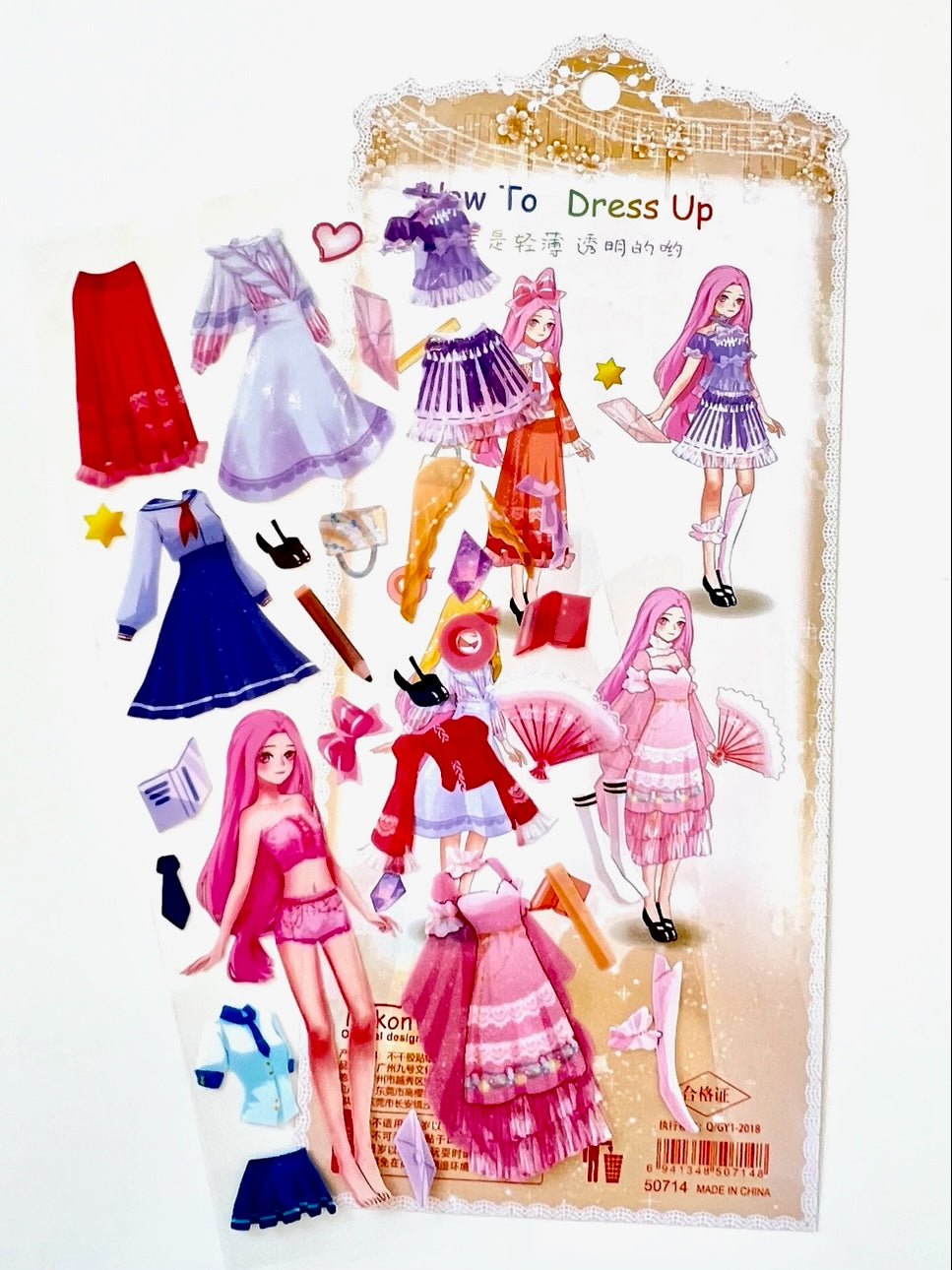 50714 DRESS UP STICKER-10 – BCmini 50714 DRESS UP STICKER-10 – BCmini