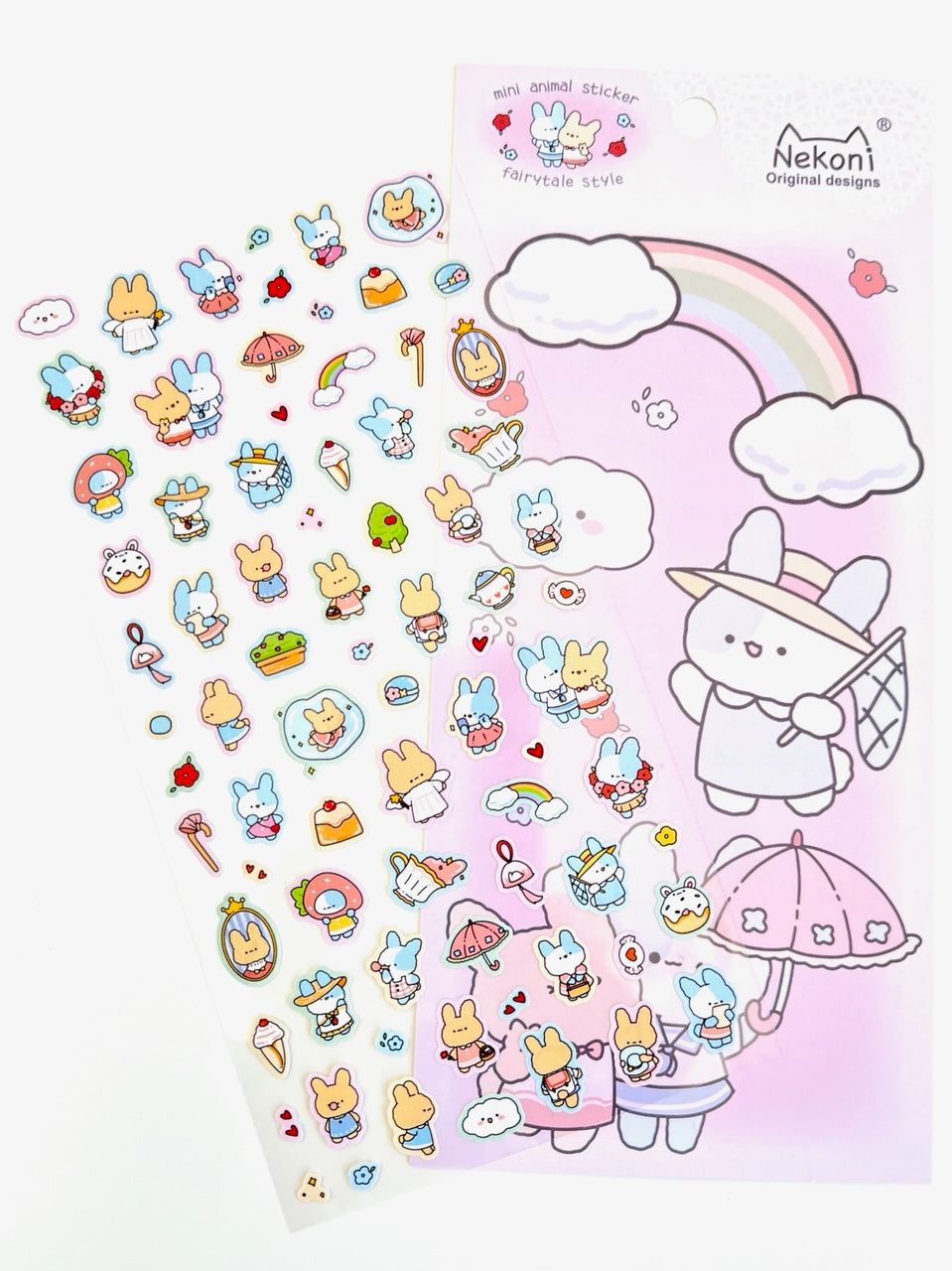 50790 BUNNY RABBIT 2 FLAT STICKER-10