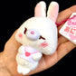 X 63022 HEART ANIMALS PLUSH KEY CHARMS-DISCONTINUED
