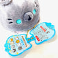 X 63351 ROUND CATS PLUSH CHARMS-DISCONTINUED