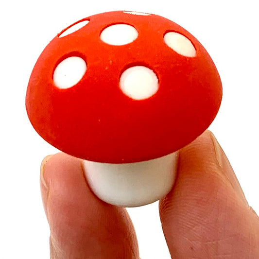 X 38850 MUSHROOM PUZZLE ERASER-DISCONTINUED