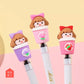 X 22442 MILK TEA GIRL GEL PEN-DISCONTINUED