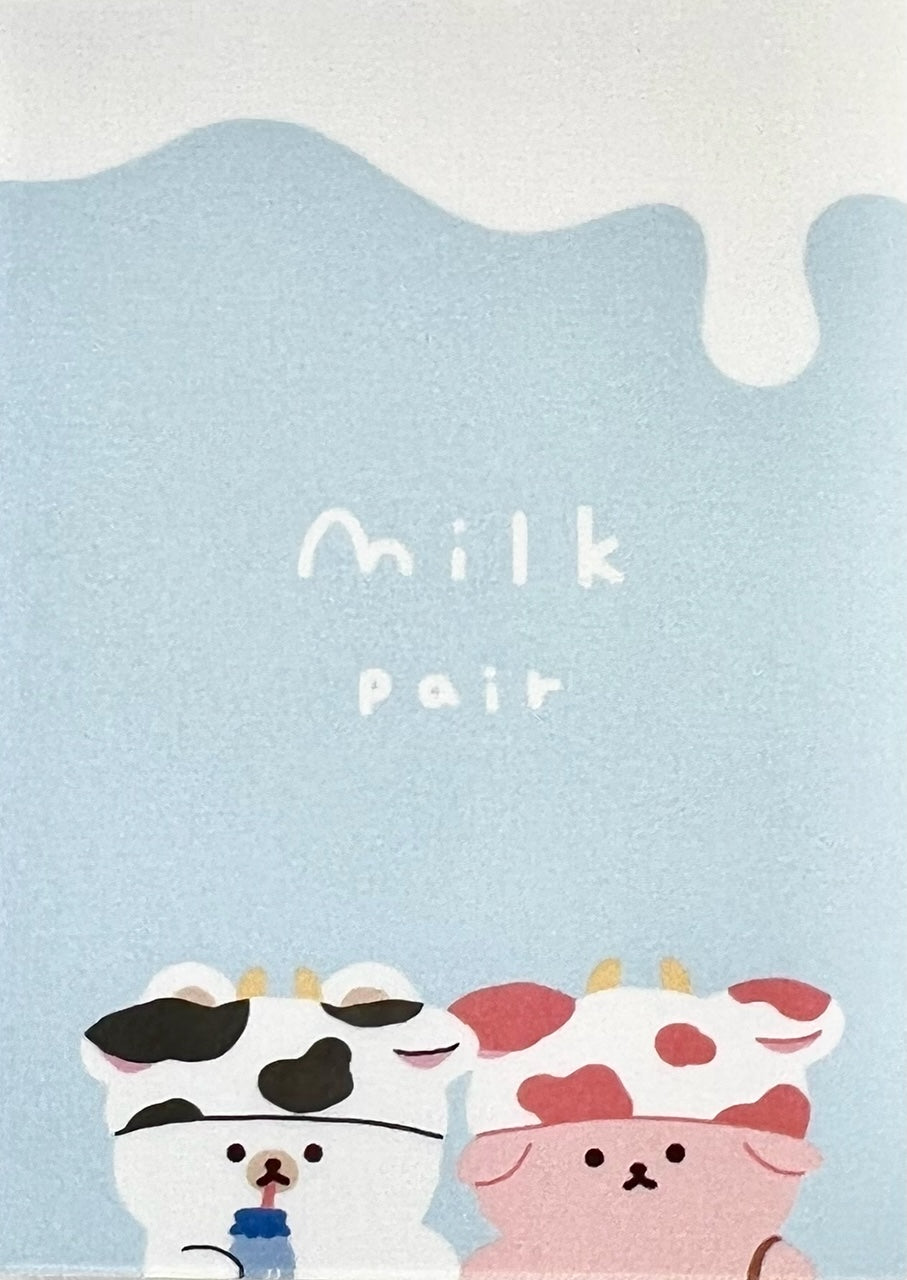 X 104327 Milk Pair Mini Notepad-DISCONTINUED