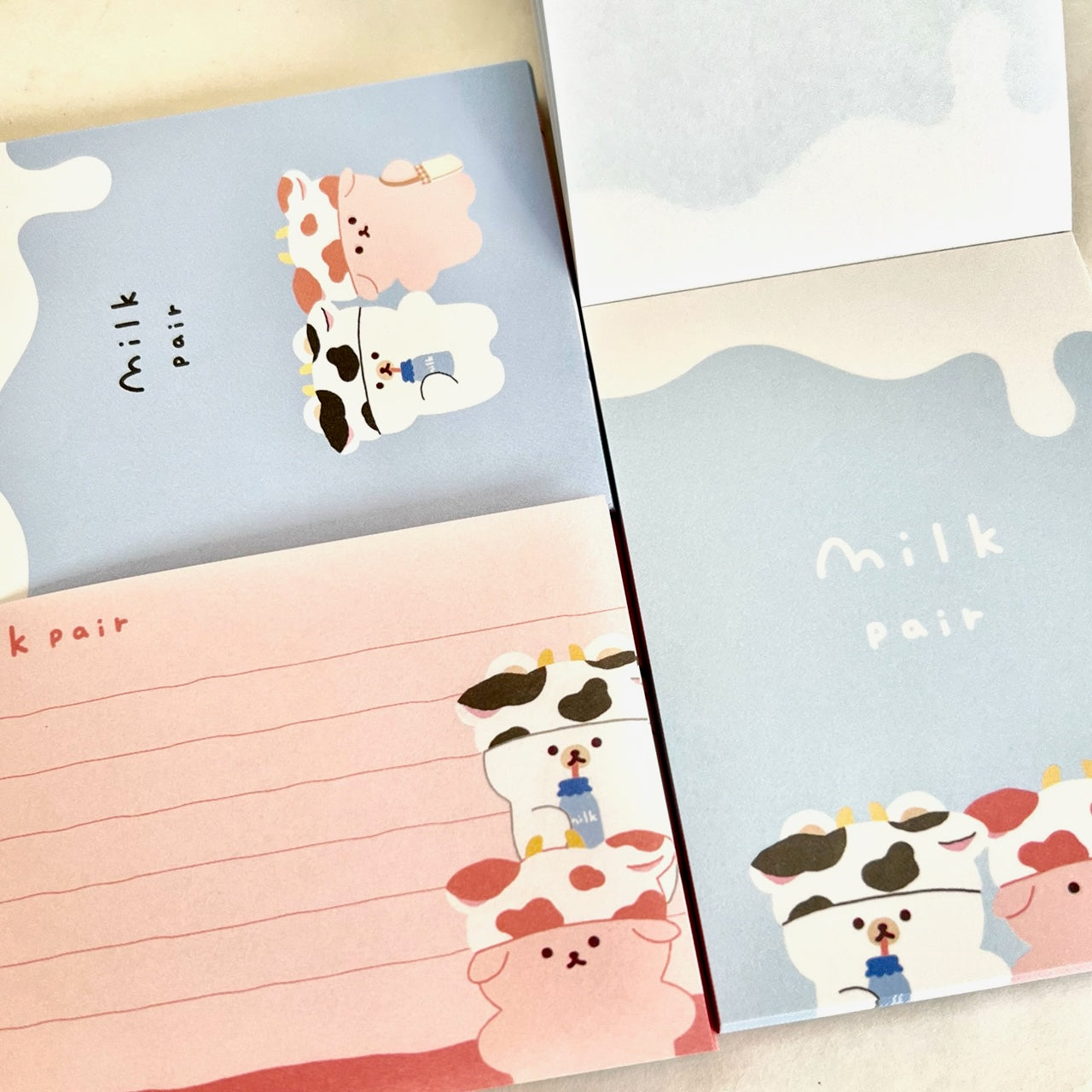 X 104327 Milk Pair Mini Notepad-DISCONTINUED