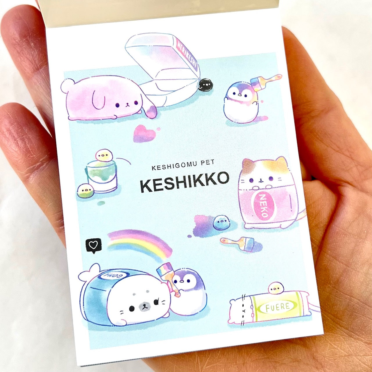 X 104251 Keshikko Mini Notepad-DISCONTINUED