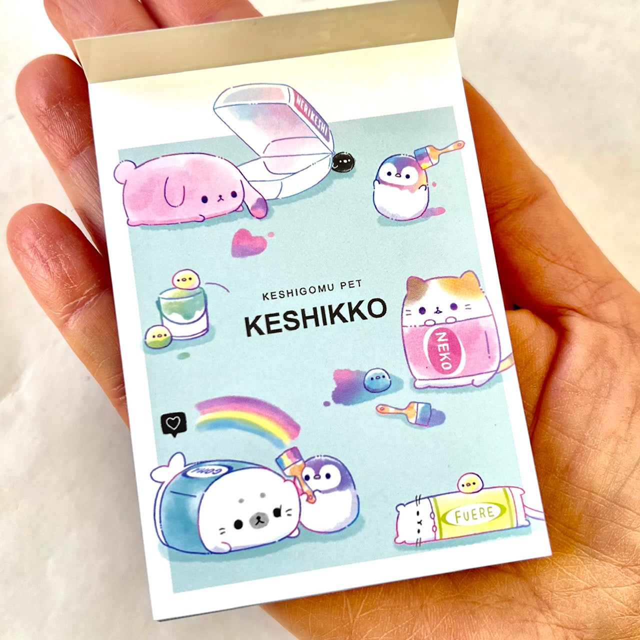 X 104251 Keshikko Mini Notepad-DISCONTINUED