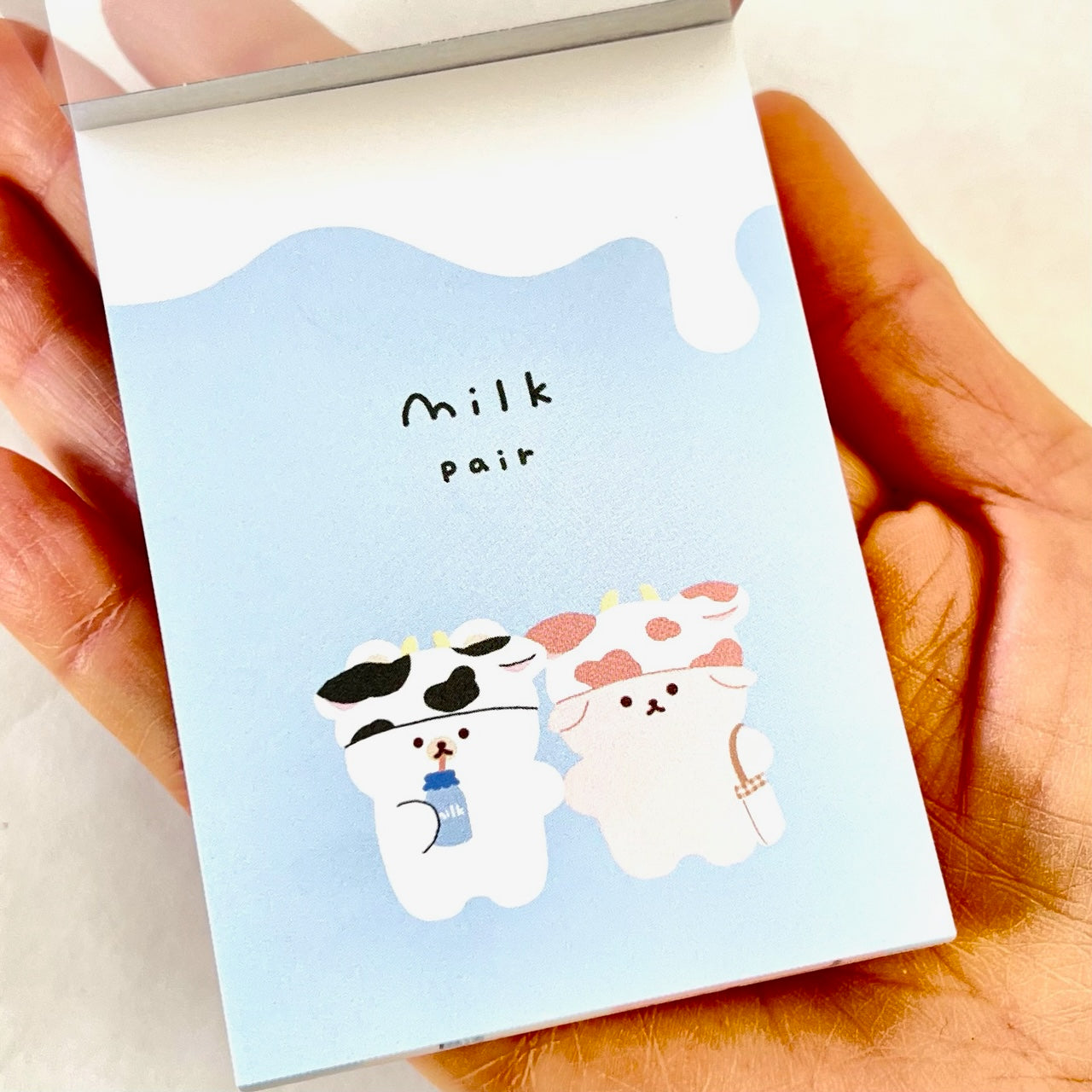 X 104327 Milk Pair Mini Notepad-DISCONTINUED