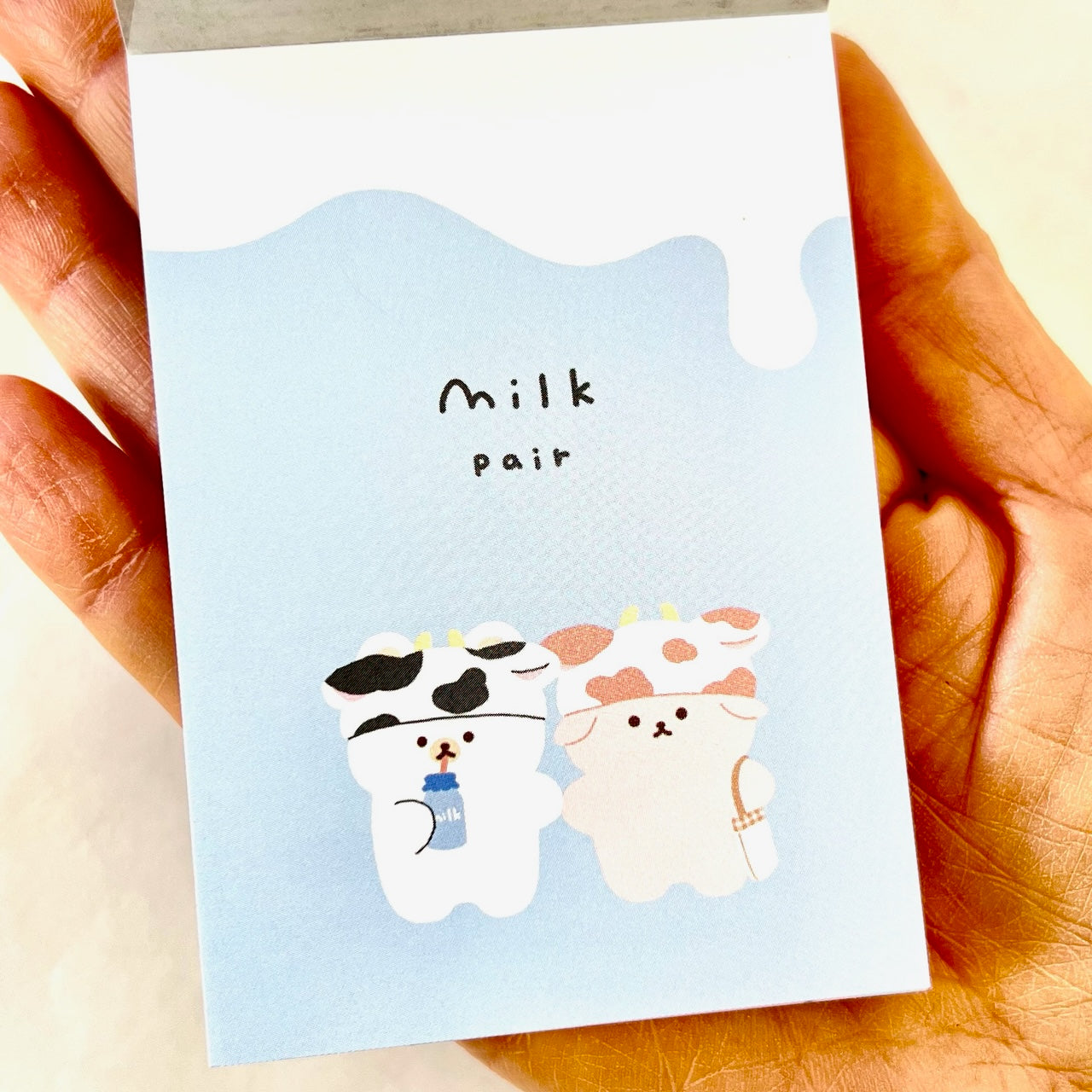 X 104327 Milk Pair Mini Notepad-DISCONTINUED