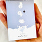 X 203362 Milky Mofumofu Mini Notepad-DISCONTINUED