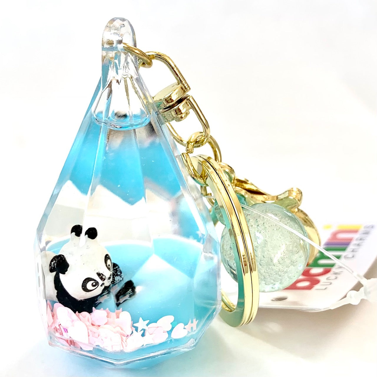 12055 PANDA DIAMOND FLOATY KEY CHARM-12 – BCmini