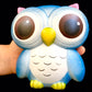 X 83230 BIG BLUE OWL SQUISHY-DISCONTINUED