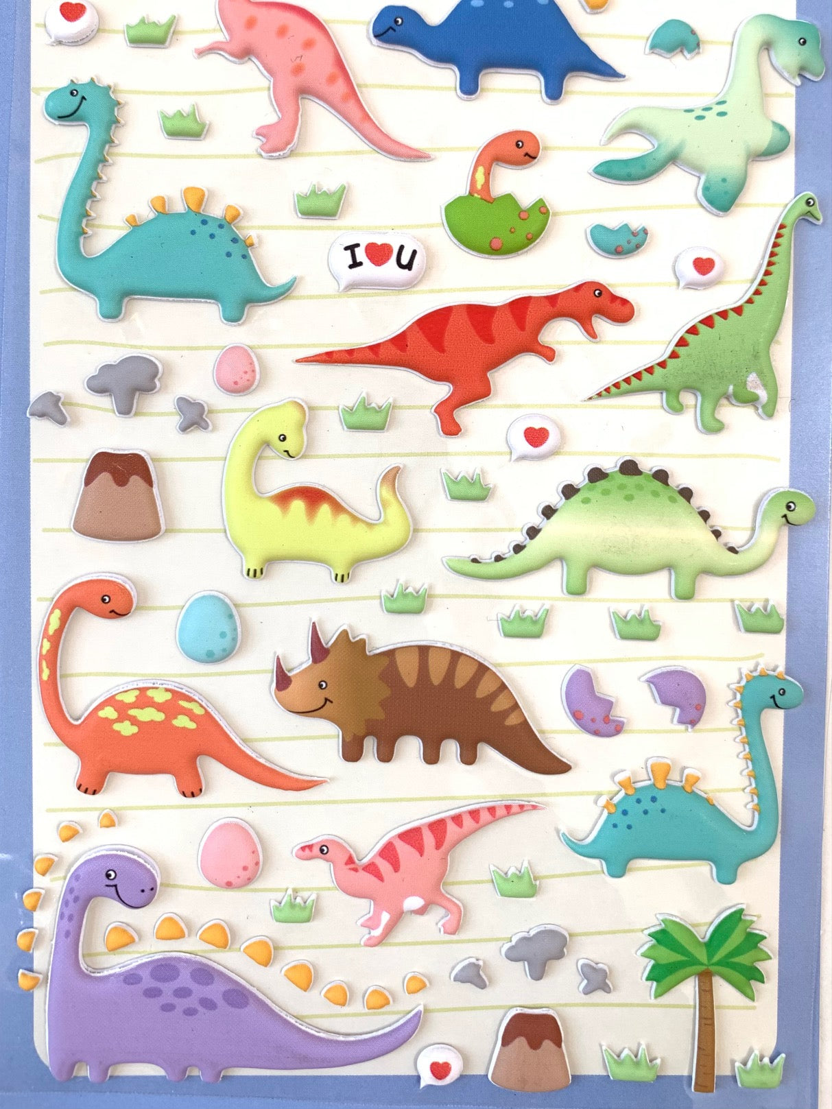 Dino Sticker Sheet B – Bellzi