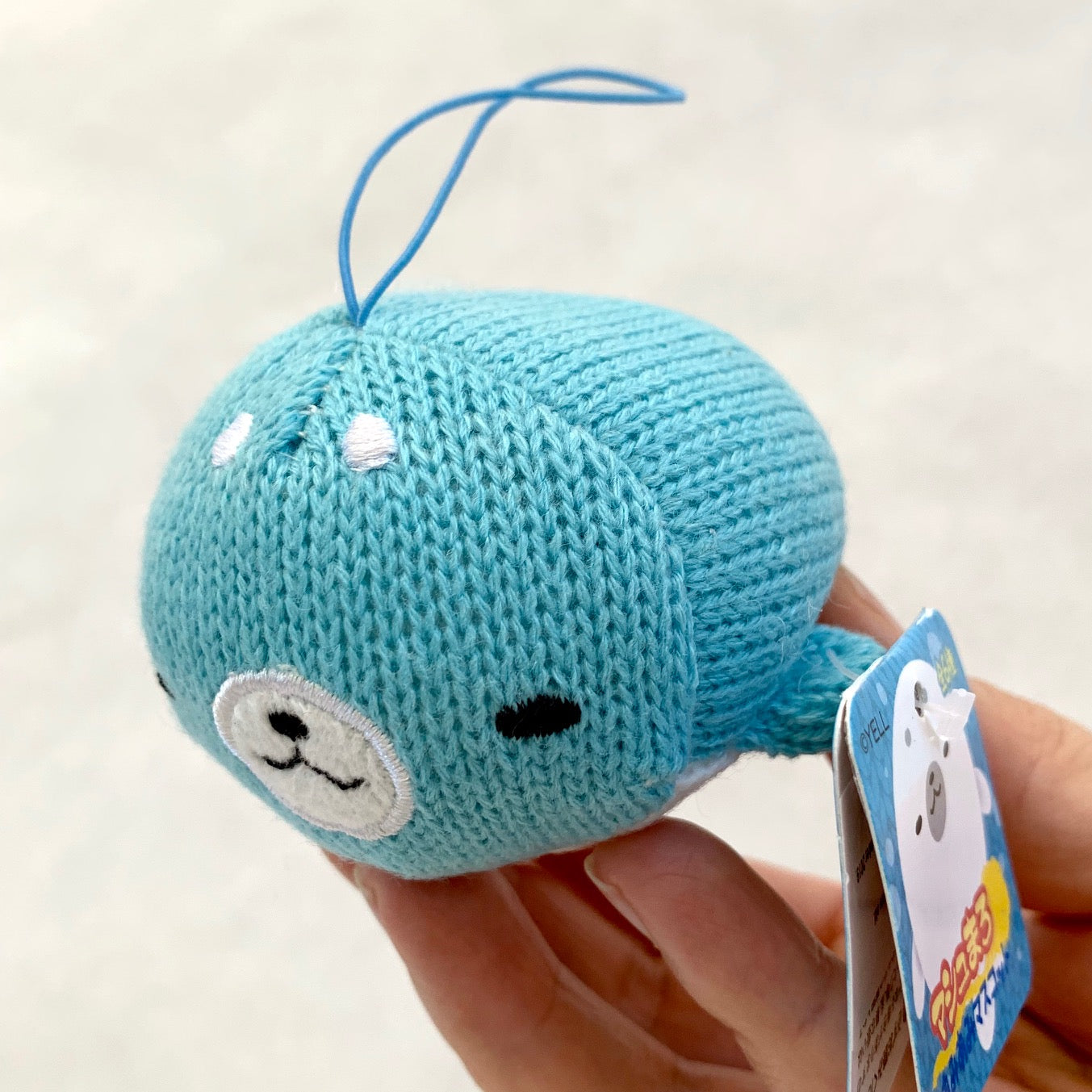 X 63052 KNITTED WHALE WOOPER LOOPER CHARM -DISCONTINUED