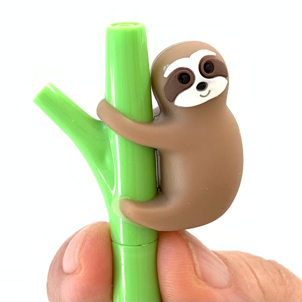 Planet Pens Sloth Novelty Pen - Cute Funny Pens for Kids, Teens and Adults,  Fun Cool Ball Point Pen for School Writing and Unique Office Supplies, Cute  Sloth Pen Gift for Men