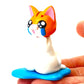 X 70956 Crying Cat Figurine Capsule-DISCONTINUED