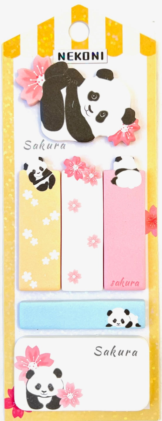 50439 PANDA SAKURA STICKY NOTES-10