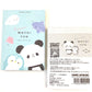 X 202051 Kamio Panda Ocean Mochi Pan Mini Notepad-DISCONTINUED