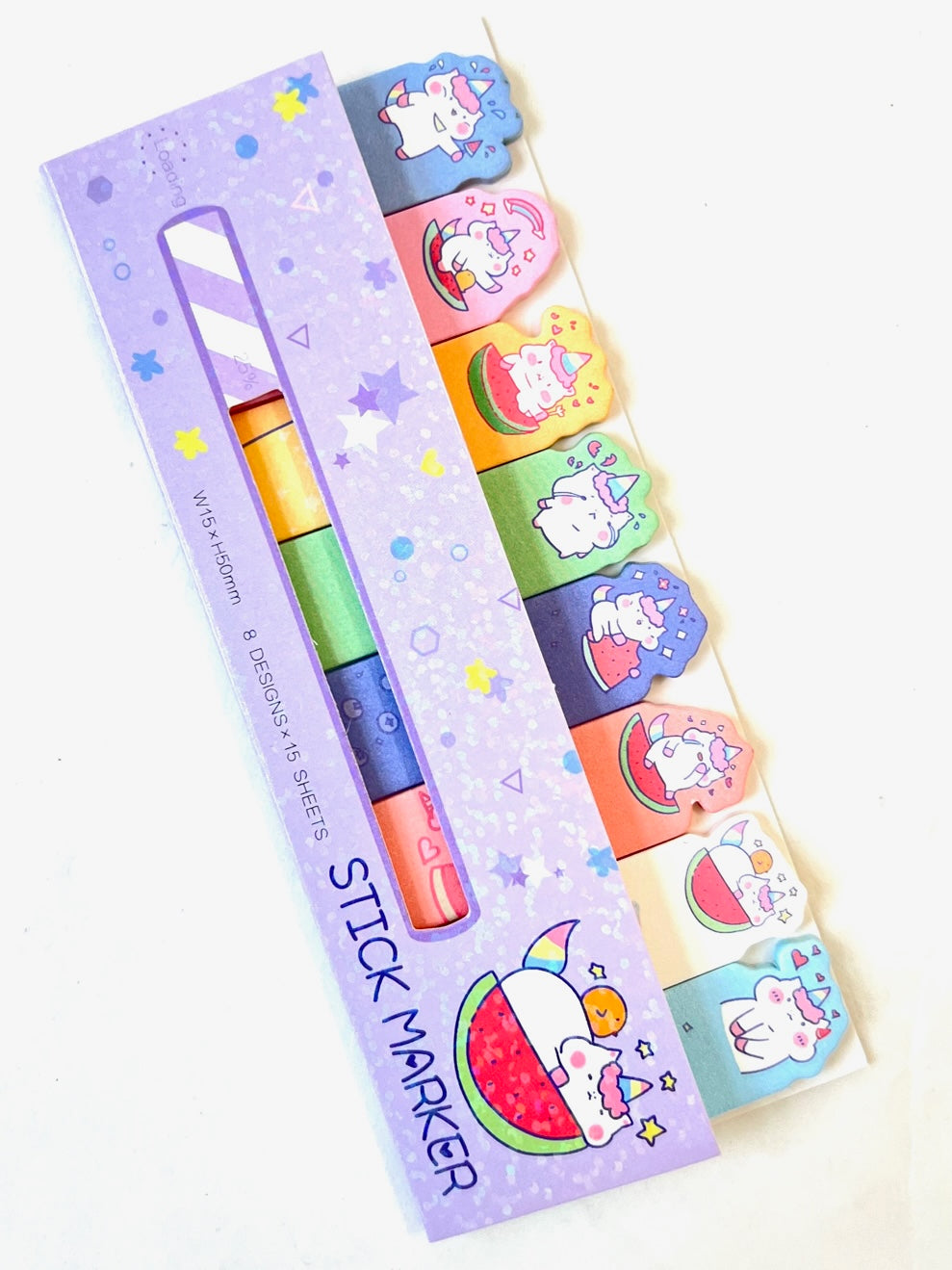 50574 UNICORN WATERMELON STICKY NOTES-10 – BCmini