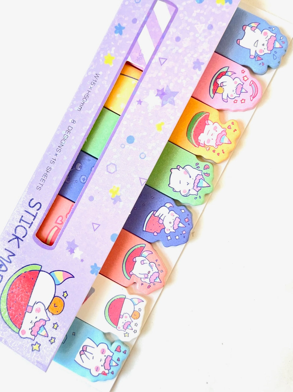50574 UNICORN WATERMELON STICKY NOTES-10 – BCmini