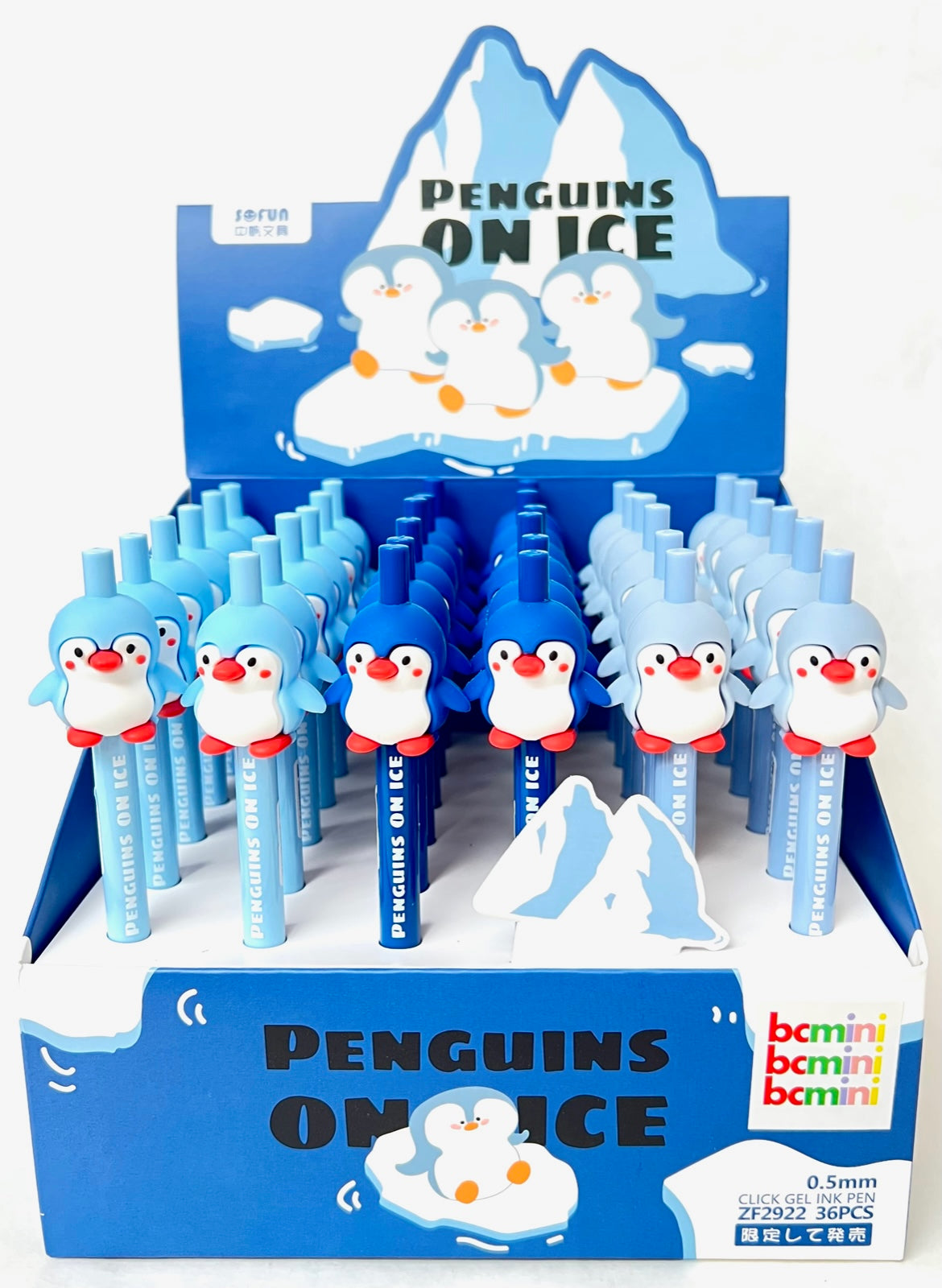 22485 PENGUIN RETRACTABLE GEL PEN-36