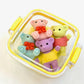 X 38448 IWAKO 4 BEAR ERASERS IN A BOX-DISCONTINUED