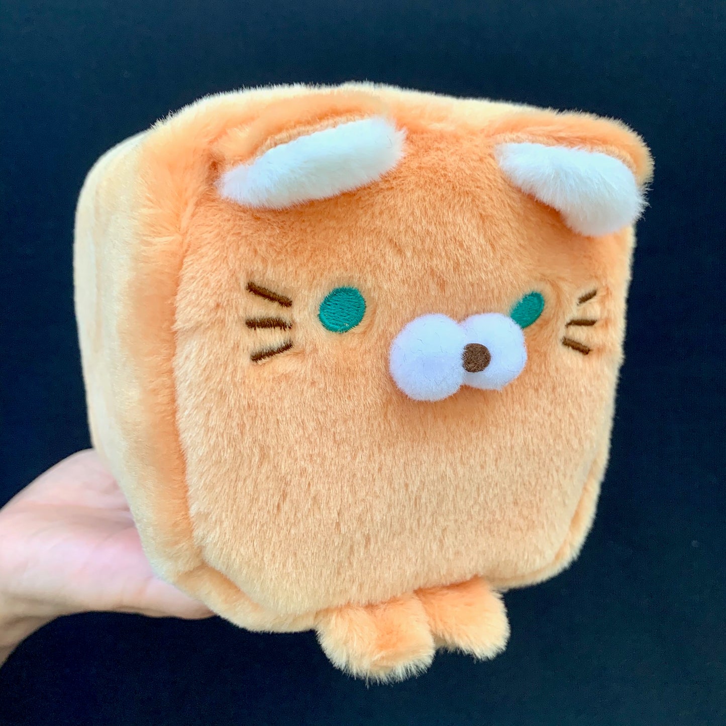 X 63046 LARGE CUBE CAT PLUSH TOYS-DISCONTINUED