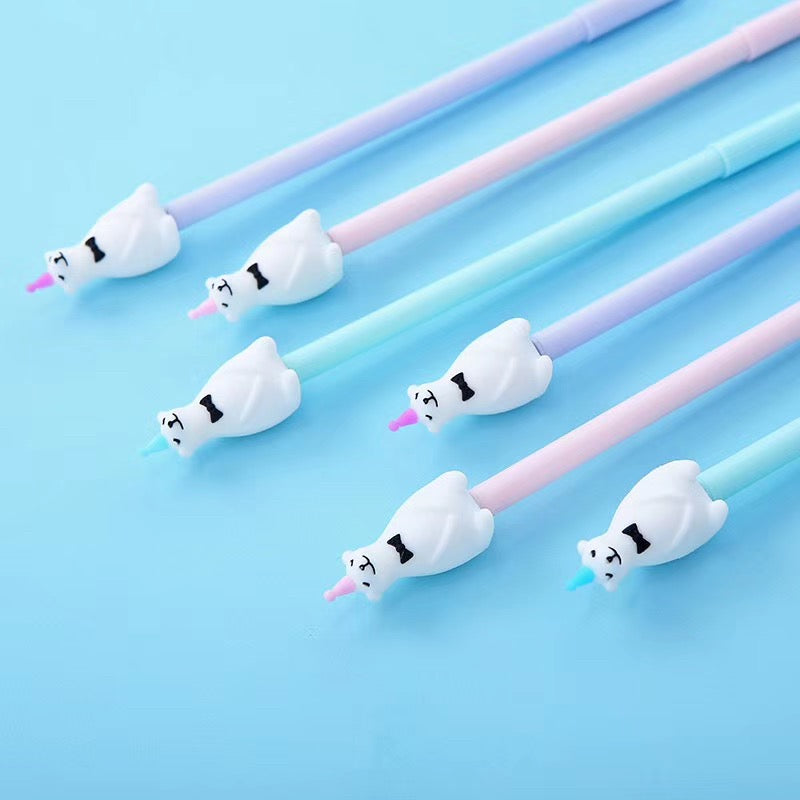 X 22333 SPINNING POLAR BEAR GEL PEN-DISCONTINUED