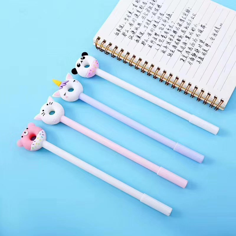 Wholesale DHL Candy Colored Donut Cute Gel Pens With Cartoon Marker Perfect  For Office, School, And Students In Stock Now! From Mixsmoking, $0.54