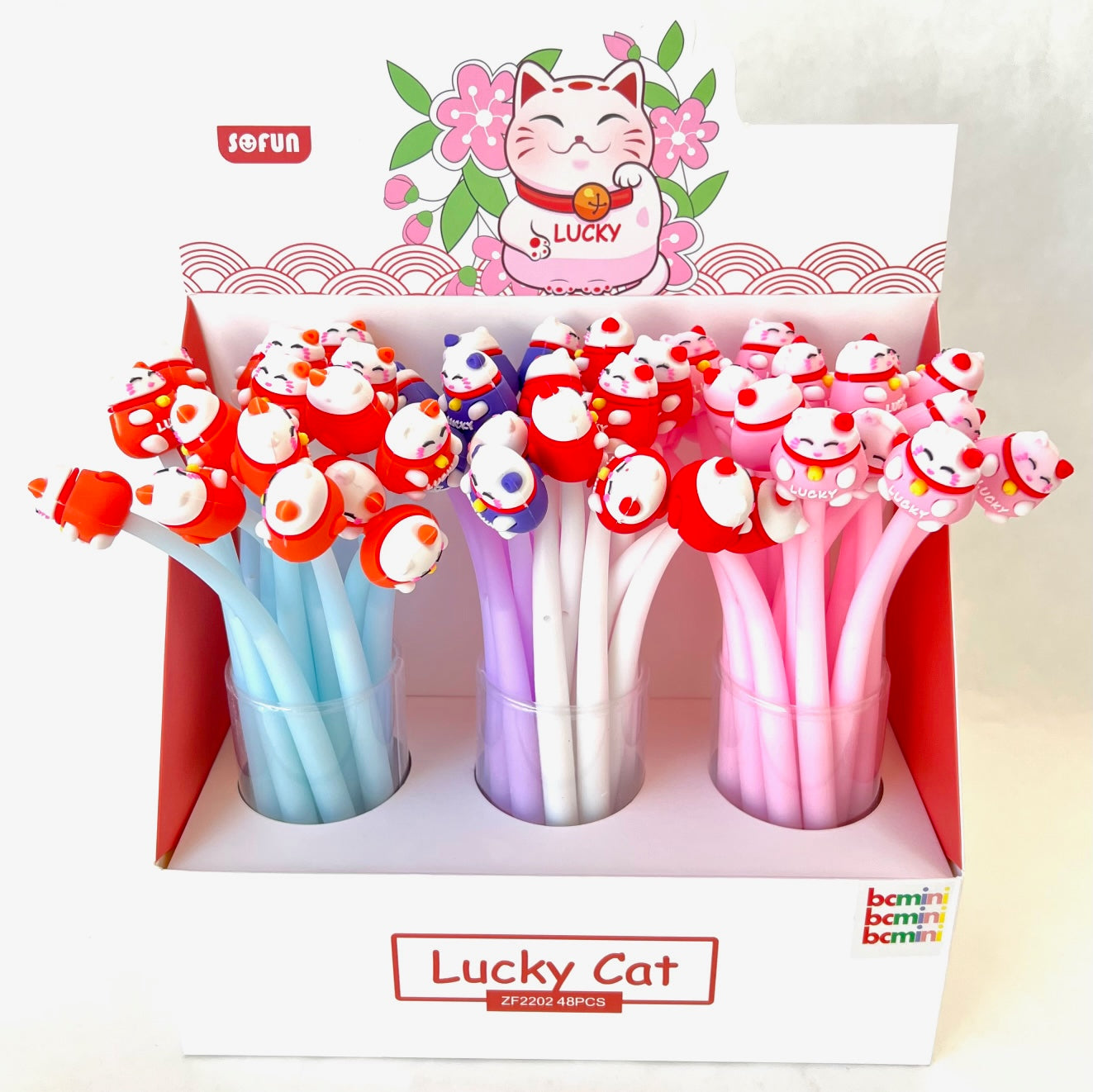 X 22448 LUCKY CAT WIGGLE GEL PEN-DISCONTINUED