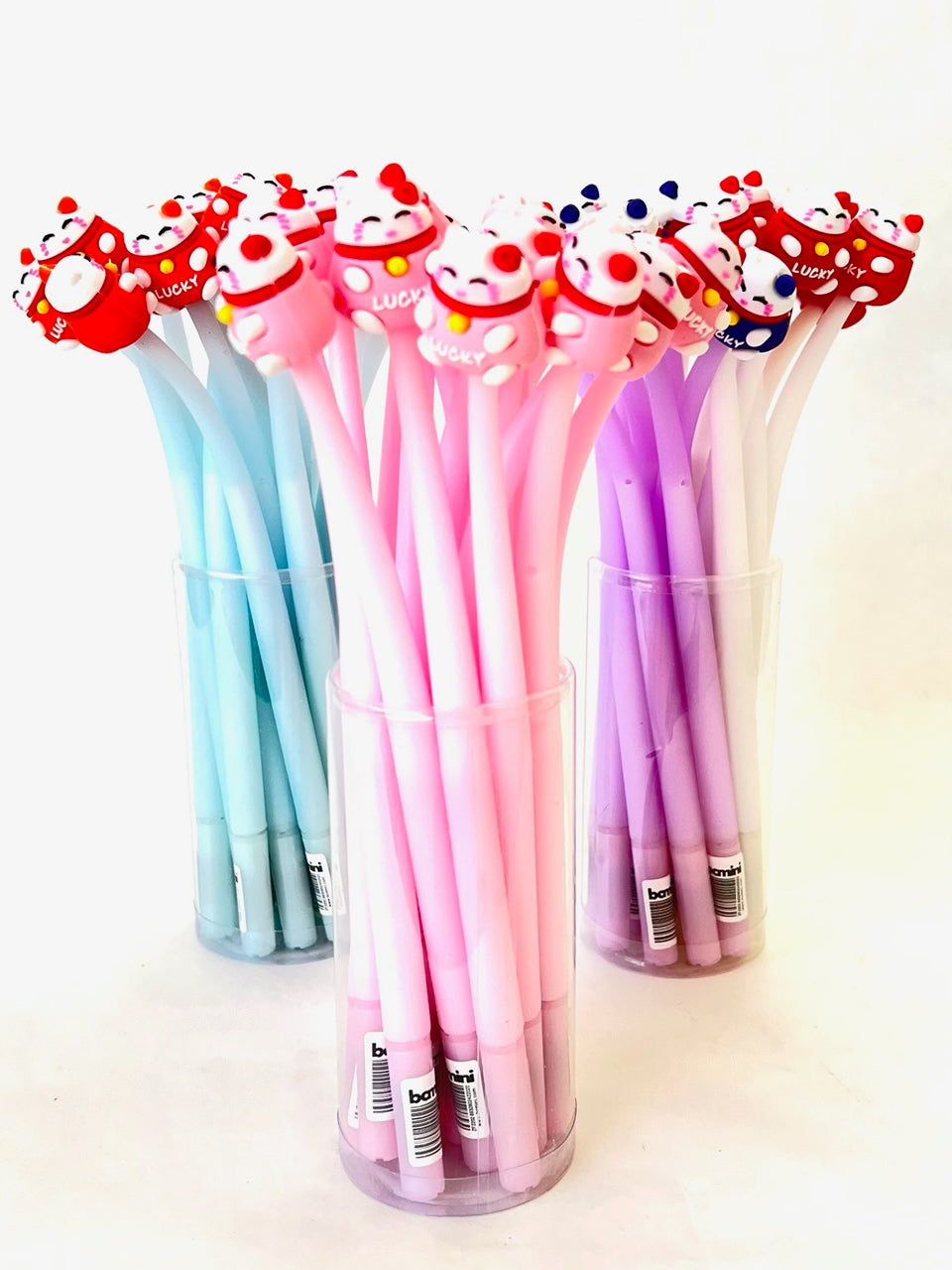 X 22448 LUCKY CAT WIGGLE GEL PEN-DISCONTINUED