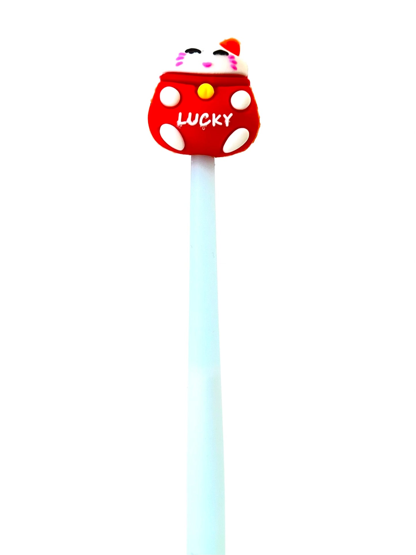 X 22448 LUCKY CAT WIGGLE GEL PEN-DISCONTINUED