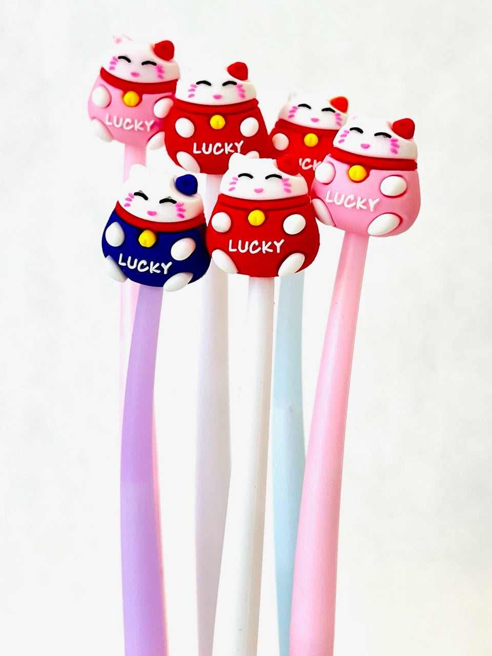 X 22448 LUCKY CAT WIGGLE GEL PEN-DISCONTINUED