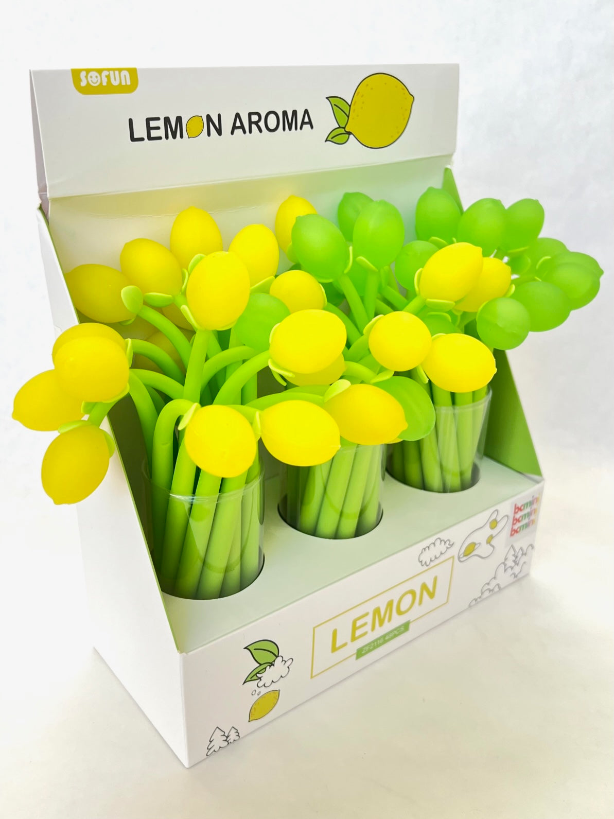 22465 LEMON WIGGLE GEL PEN-48