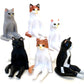 X 70891 SITTING CATS FIGURINES-DISCONTINUED