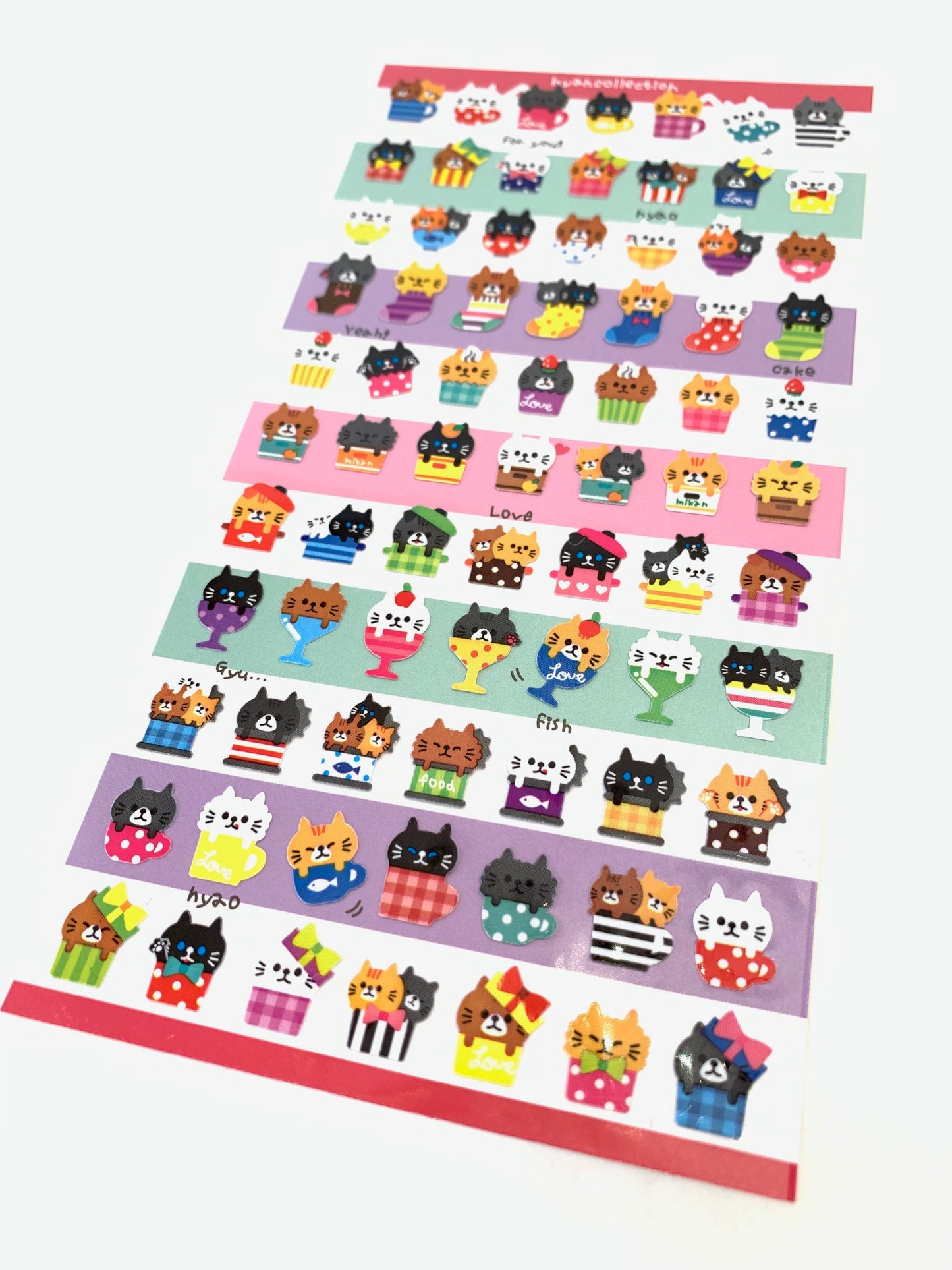 X 75764 CATS STICKERS-DISCONTINUED