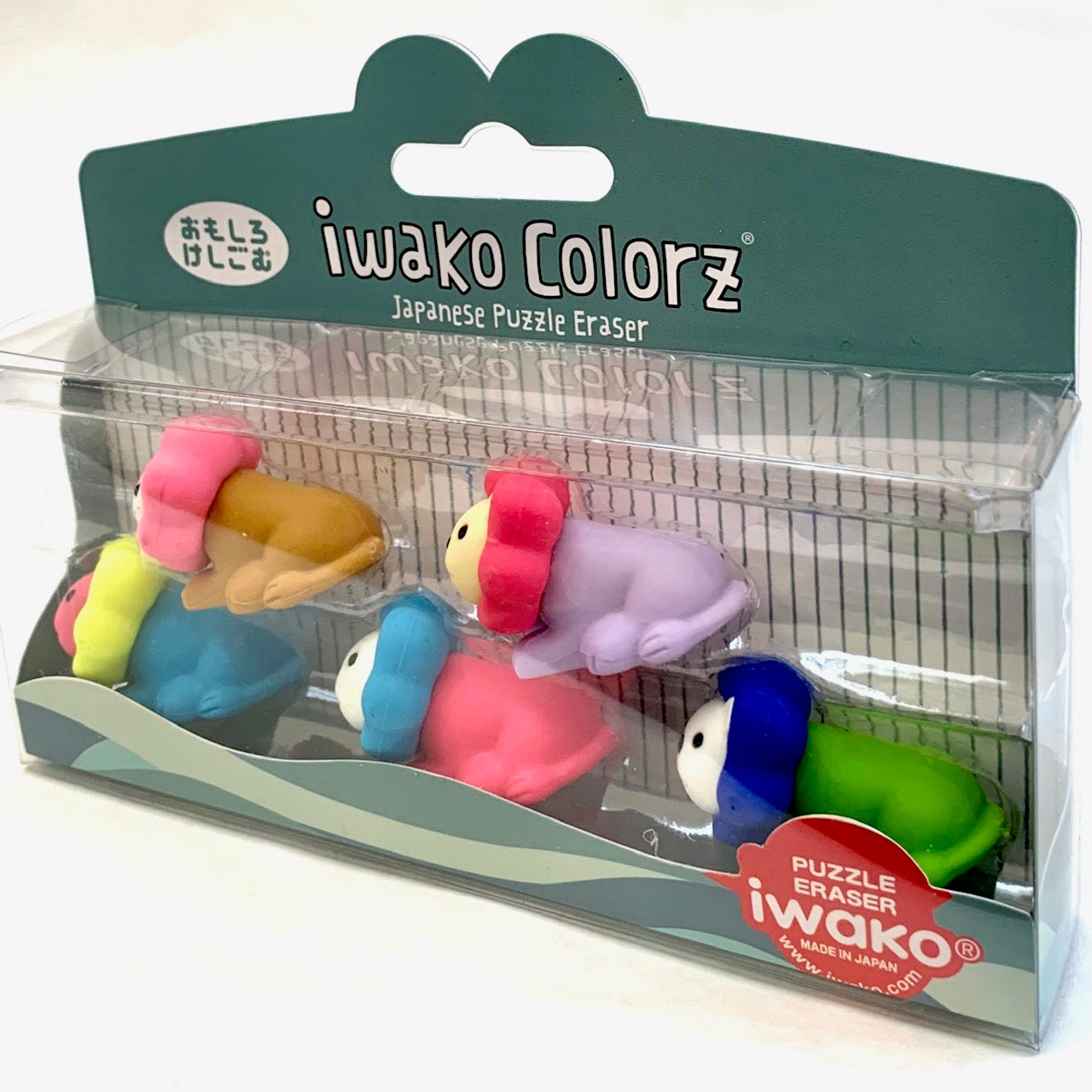 38458 Iwako Colorz Lion -12 boxes