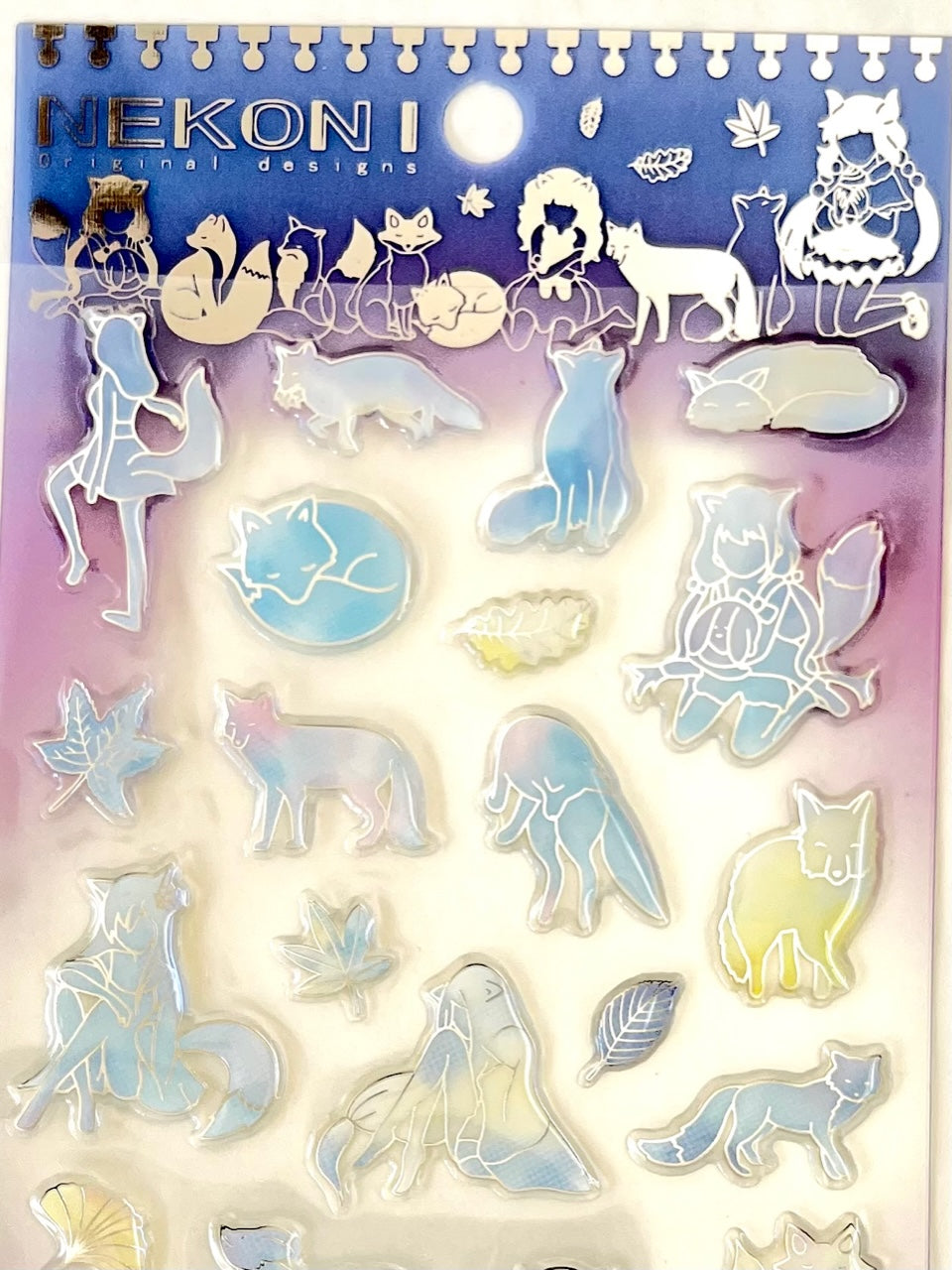 Gal Sticker Card 51063 FAIRY CRYSTAL GEL STICKER-10 – BCmini