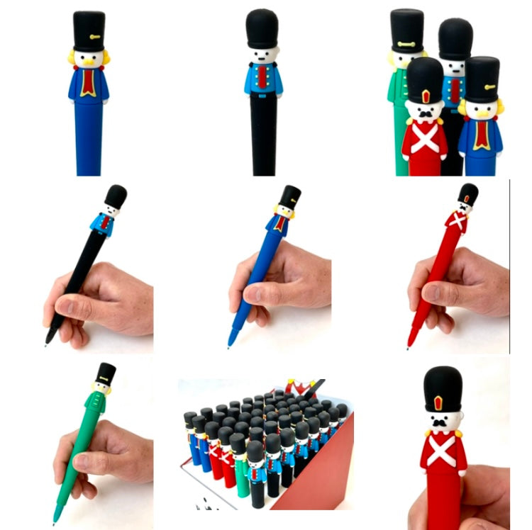 X 22427 TOY SOLDIER GEL PEN-48 DISCONTINUED