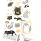 X 78279 FANCY CAT STICKERS-DISCONTINUED